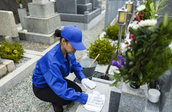 長年培ってきたクリーニング技術でお力になります | 長崎で墓石のことは株式会社近藤石材へ
